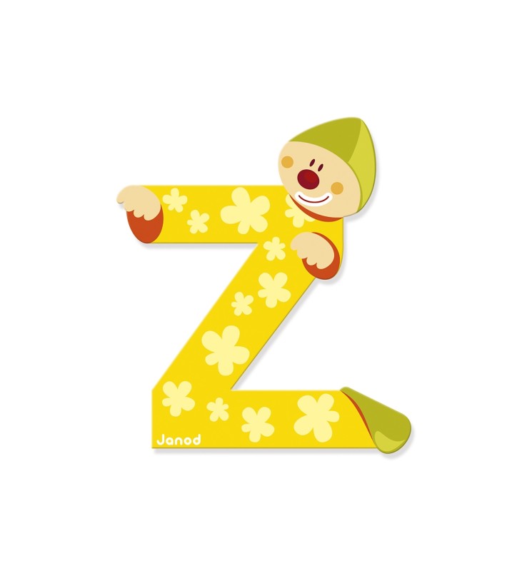 Lettera Clown Janod In Legno Z