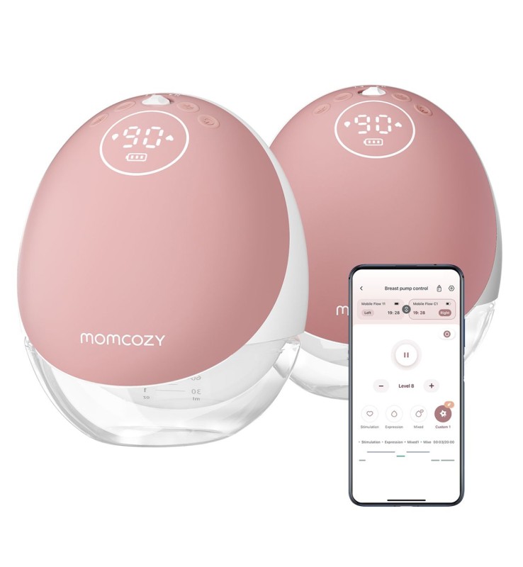Momcozy M9 Tiralatte Elettronico Trasparente