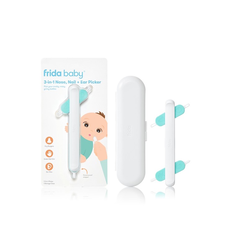Picker 3 in 1 Per Pulizia di Naso, Orecchie e Unghie Frida Baby