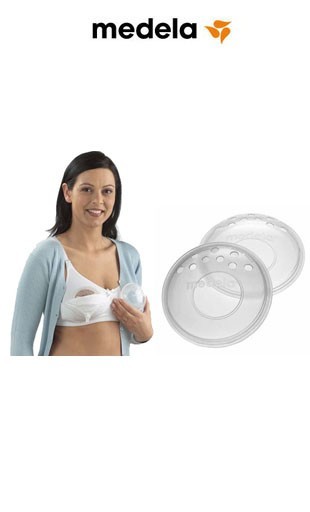 Medela Proteggi Capezzolo In Silicone Astuccio 2 Pezzi Pz Paracapezzoli Bambino - Immagine 3