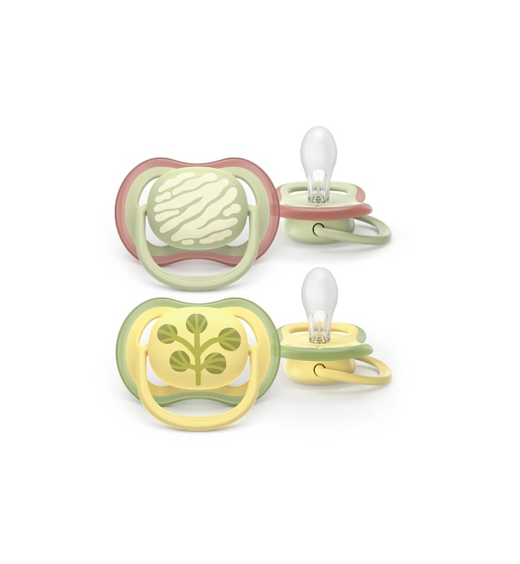 Philips Avent Succhietto Avent Silicone Ultra Air Per 18 Mesi 2 Pezzi [Scf349/51] - Immagine 4