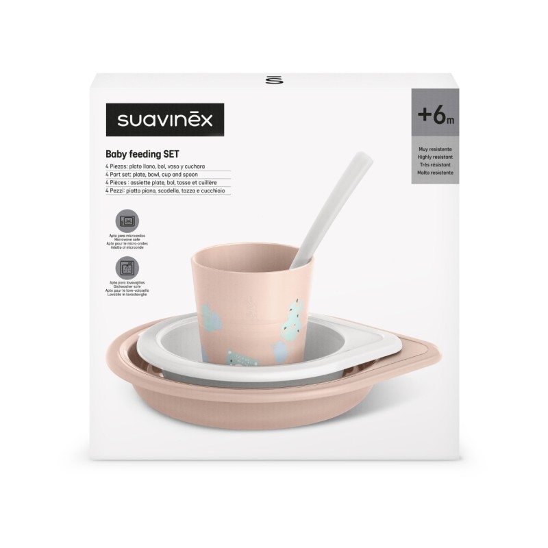 Set Svezzamento Wild&Free +6m - Suavinex Rosa