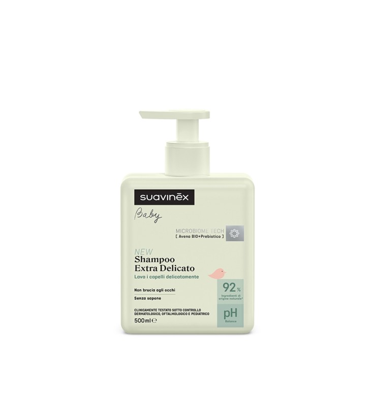 SUAVINEX Shampoo Extra Delicato - Detergente per Neonati e Bambini Senza Sapone 500 ml - Immagine 2