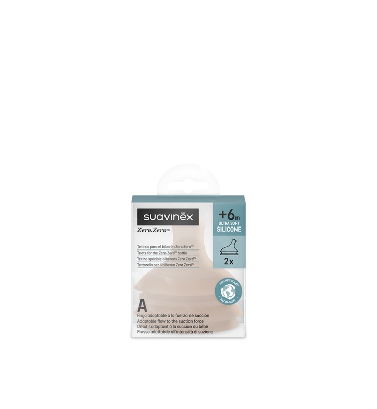 Tettarella Per Biberon Zero.Zero™ Suavinex Flusso Adattabile Medium