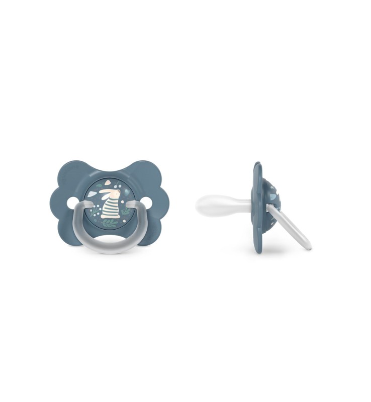 Suavinex Wonder Butterfly - Succhietto in silicone sx pro 6-18 mesi - azzurro - Immagine 2