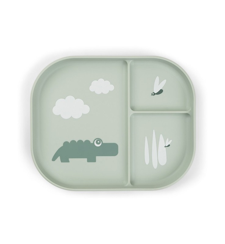 Done By Deer Piatto A Scomparti Croco - Immagine 3