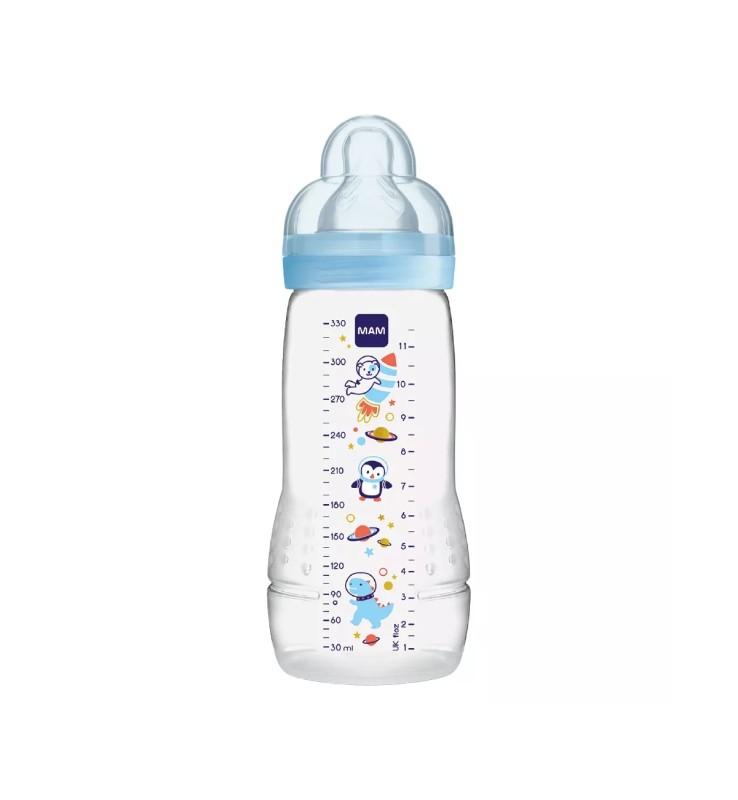 Mam Baby Azzurro Biberon Mam Easy Active 330Ml Per Bambini Attivi, - Immagine 4