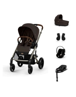 Promozione "SET M" Trio Cybex Balios S Lux con Cloud G + Base Auto e Adattatori con Marsupio Amya Esclusivo (opzionale)