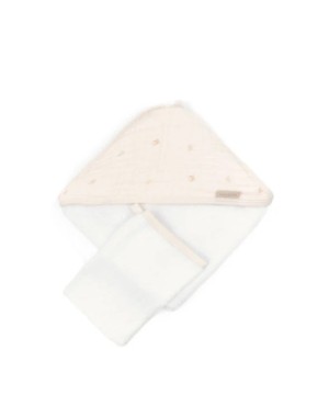 Asciugamano Con Cappuccio + Guanto Bamboom Animal Friends