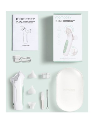 Aspirateur nasal électrique 2 en 1 avec aspiration - Momcozy