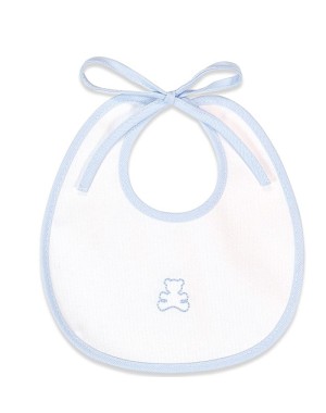Bavaglino Piquet Fior Di Coccole Orsetto Personalizzabile