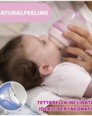 Biberon Natural Feeling Chicco in Vetro 150 ml