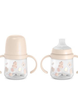 Tropfsichere Flasche mit Griffen 150ml +6m Suavinex