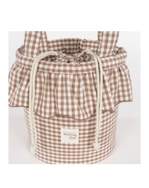 Borsa Bucket  Pralinè Vichy - Walking Mum
