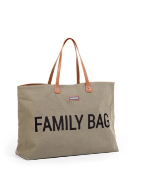Bolso familiar de lona caqui - Childhome