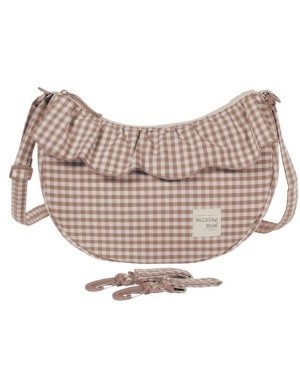 Vichy Gondola Praliné Schultertasche - Walking Mum