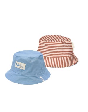 Cappello Blu Strisce marrone oceano - Little Dutch