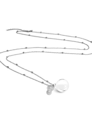 Llama a los ángeles chupetes con cristales blancos MAMIJUX