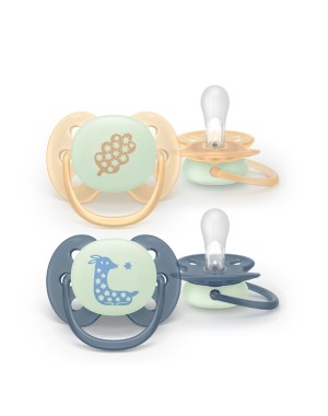 Chupete Ultra SoftNighttime para 6/18 meses - Philips Avent