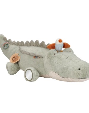  Peluche Multi Attività XL Coccodrillo - Little Dutch