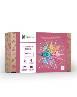 Connetix 40 Pieces Geometry Pastel