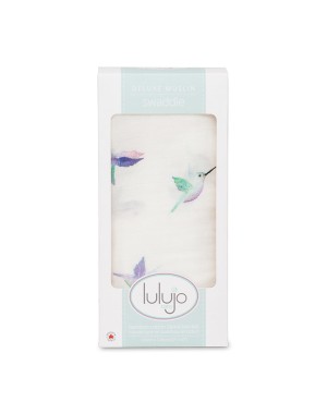 Housse à langer 120x120 Lulujo en mousseline de bambou