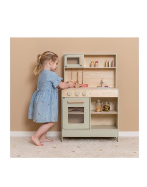 Cucina per bambini in legno verde menta - Little Dutch - giocattoli di legno