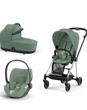 Trio Cybex Mios con Cloud T i-Size Telaio Chrome Black