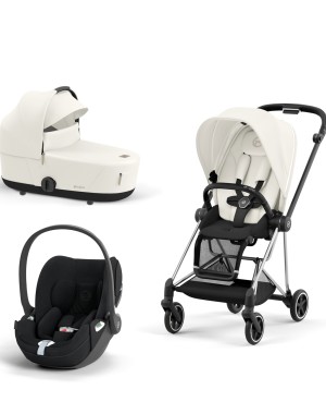 Trio Cybex Mios con Cloud T i-Size Telaio Chrome Black