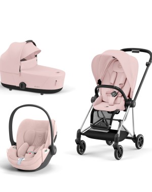 Trio Cybex Mios con Cloud T i-Size Telaio Chrome Black
