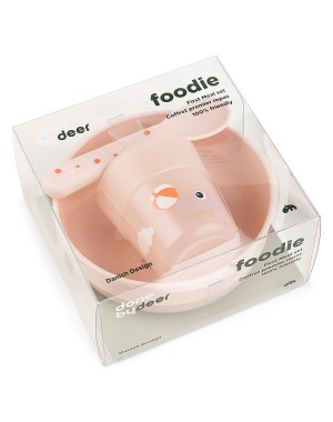 Set Pappa Foodie Done By Deer Ciotola Bicchiere e Cucchiaio