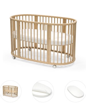 Ensemble de lits Sleepi V3 Stokke + matelas et draps GRATUITS