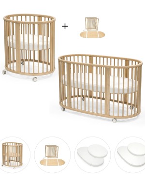 Bundle Stokke Sleepi V3 Culla, Lettino, Materassi e Lenzuola OMAGGIO