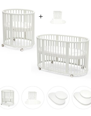 Bundle Stokke Sleepi V3 Culla, Lettino, Materassi e Lenzuola OMAGGIO