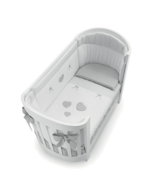 Culla/lettino Erbesi Sweet (Con Rivestimento Culla e Piumone Lettino)