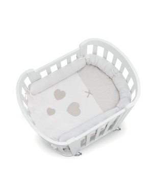 Culla/lettino Erbesi Sweet (Con Rivestimento Culla e Piumone Lettino)