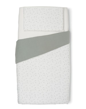  Culla/Lettino Foppapedretti Mammamia Evo + 2 Materassi e Set Piumone 