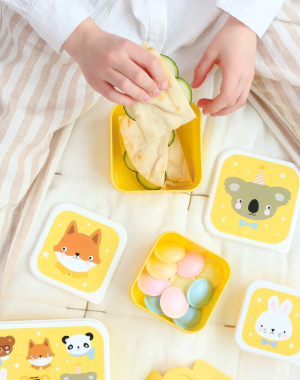 Lunch & Snack Box Set - Animal Friends