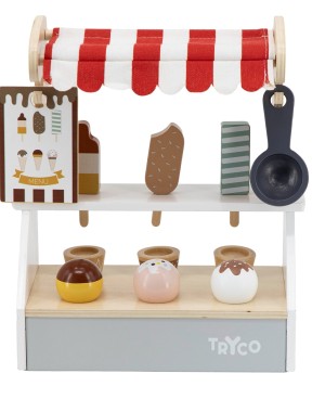 Gelateria giocattolo in legno - Tryco