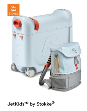 JETKIDS™ PACK BY STOKKE® Suitcase Bed + Backpack