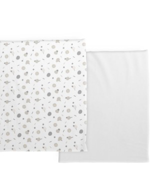 Eckbettlaken-Set aus Baumwolle für Next2Me Forever, 2-teilig Chicco