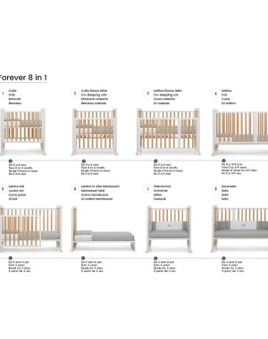 Lettino Evolutivo 8in1 Brevi Forever
