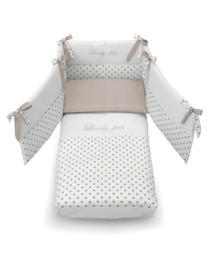 Lettino Azzurra Design Contact con materasso + set piumone