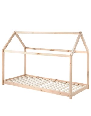 Lit cabane à lattes Vipack 90x200 cm