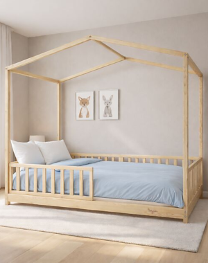 Letto Montessori Evolutivo Evi 4 in 1 - 200x90 cm - Dalla Nascita ai 99 anni