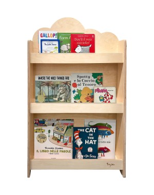 Bibliothèque en bois Montessori Family Nation