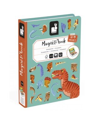 Magnéti'Book Dinosauri, 40 Magneti - Janod