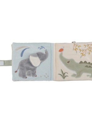 Libro Morbido Safari Friends - Little Dutch