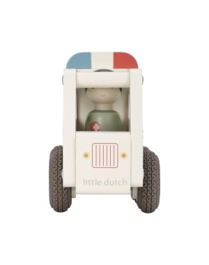 Ambulance With Wooden Character Little Dutch