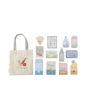 Chariot à provisions en bois Little Dutch